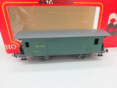 Rivarossi Italia 2503 BAGAGLIAIO 2 assi D651 livera verde Ferrovie Nord Milano - Immagine 1 di 4