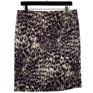 J Crew Rock Damen Größe 10 Tiermotiv Stretchrock - Bild 1 von 10