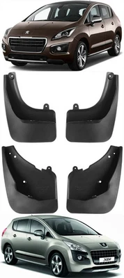 Guardabarros para Peugeot 3008 2009-2015 NUEVO Juego Guardabarros Guardabarros Guardabarros Foto 1 de 4