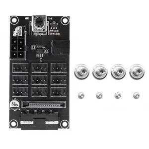 For PC Cases 9-channel Fan Hub Supports 4-wire Fans Compact Component Layout - Picture 1 of 7