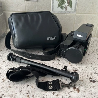 RCA CKC020 Small Wonder Solid State Video Camera w Strap & Bag + Rod Untested - Image 1 of 4