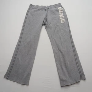 Aeropostale Damen Y2K Jogginghose Größe Medium Grau Spellout Low Rise - Bild 1 von 10