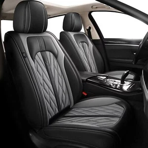 Car Front & Rear 5 Seat Covers Cushion Faux Leather For Toyota Avalon 2009-2022 - Picture 1 of 7