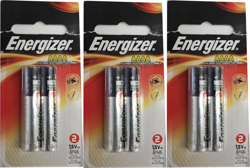 JUEGO DE 3 OT DOS ENERGIZANTES ALCALINOS AAAA POR PAQUETE Foto 1 de 1