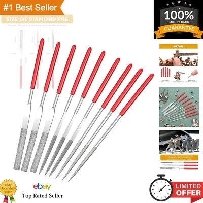 Diamond File Set - 9 Piece Miniature and Model Files for Metal, Resin, Plastic - Image 1 of 4