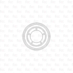 Brake Drums For Transit '00- Fwd Rear Axle Abtex BDM911 - Picture 1 of 9