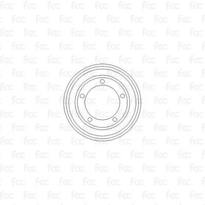 Brake Drums For Transit '00- Fwd Rear Axle Abtex BDM911 - Image 1 of 4