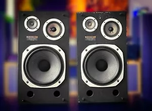 KENWOOD LS-90 ๐RaRe๐ Wood Vintage Stereo Speakers - Picture 1 of 8