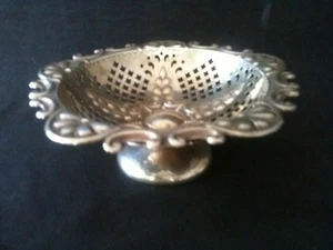 1898 JAMES DIXON & SON SHEFFIELD STERLING SILVER 122g FOOTED PIERCED 6" DISH - Bild 1 von 12