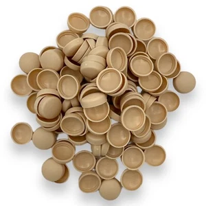 Rosa Beige, Dos Piezas Brillo 10/12 g Cúpula Tornillo Snap-Caps™ Cubierta Plástico, Tornillos - Imagen 1 de 3