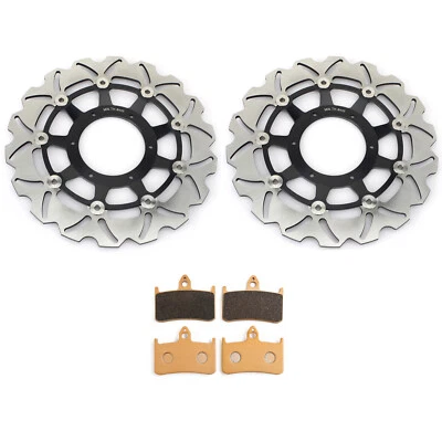 2 discos de freno delanteros pastillas rotores CB900F CB 900 F HORNET 2002-2007 06 Foto 1 de 4