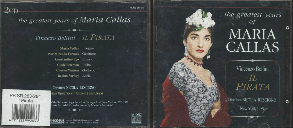 DCD The Greatest Years of Maria Callas - Vincenzo Belline Il Pirata - Bild 1 von 1