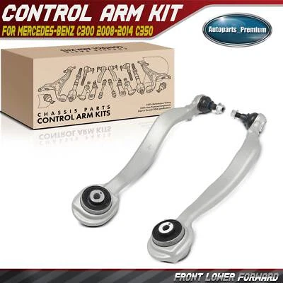2x Front LH & RH Lower Forward Control Arm w/ Ball Joint for Mercedes-Benz C300 - Image 1 of 4