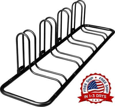 Organizador de almacenamiento de bicicletas con soporte de suelo para bicicletas - Image 1 of 4