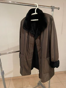 Mantel Pelz Fell Damengröße M / L Materialmix TOP Zustand Zeitlos Elegant - Bild 1 von 3