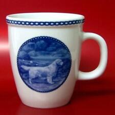Golden Retriever - Blue & White Collectible Porcelain Dog Mug - Made in Denmark