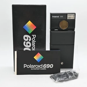 [Unused]  Polaroid 690 SLR  Instant Film Camera Black From JAPAN - Picture 1 of 9