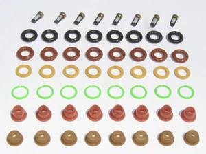 Fuel Injector O-rings, Pintle Caps, Seals & Micro Basket Filters - 8 Cyl EV1 - Picture 1 of 1