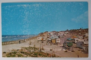 Kalifornien Postkarte Mitte 1900 Original RAR Cardiff San Elijo Beach Wohnmobil Vanlife  - Bild 1 von 5