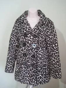 Cappotto donna Rue21 taglia media interno rosa con fodera in poliestere stampa leopardata - Foto 1 di 9