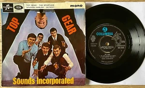 SOUNDS INCORPORATED TOP GEAR 7" EP COLUMBIA (1964) VG+ GT BRITAIN POP - Foto 1 di 2