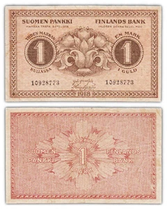 1 MARKKA 1918 FINNLAND / FINLAND - P35 - Bild 1 von 2