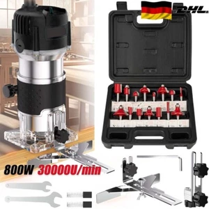 800W Elektrische Oberfräse Einhandfräse Trimmer Holz Handfräse Fräsmaschine DHL - Bild 1 von 15