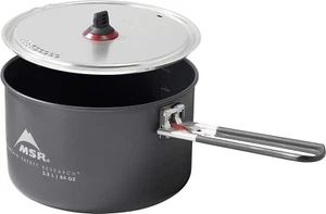 MSR 2.5 Liter Nonstick Ceramic Coated Solo Camping Cook Pot Black - Picture 1 of 6