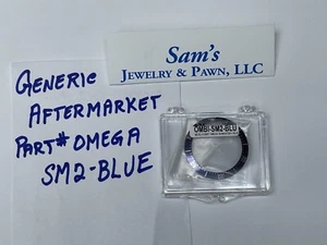 Inserto lunetta blu per Omega Speed-Seamaster diametro cassa 33 mm misura 36 SM2-BLU - Foto 1 di 7