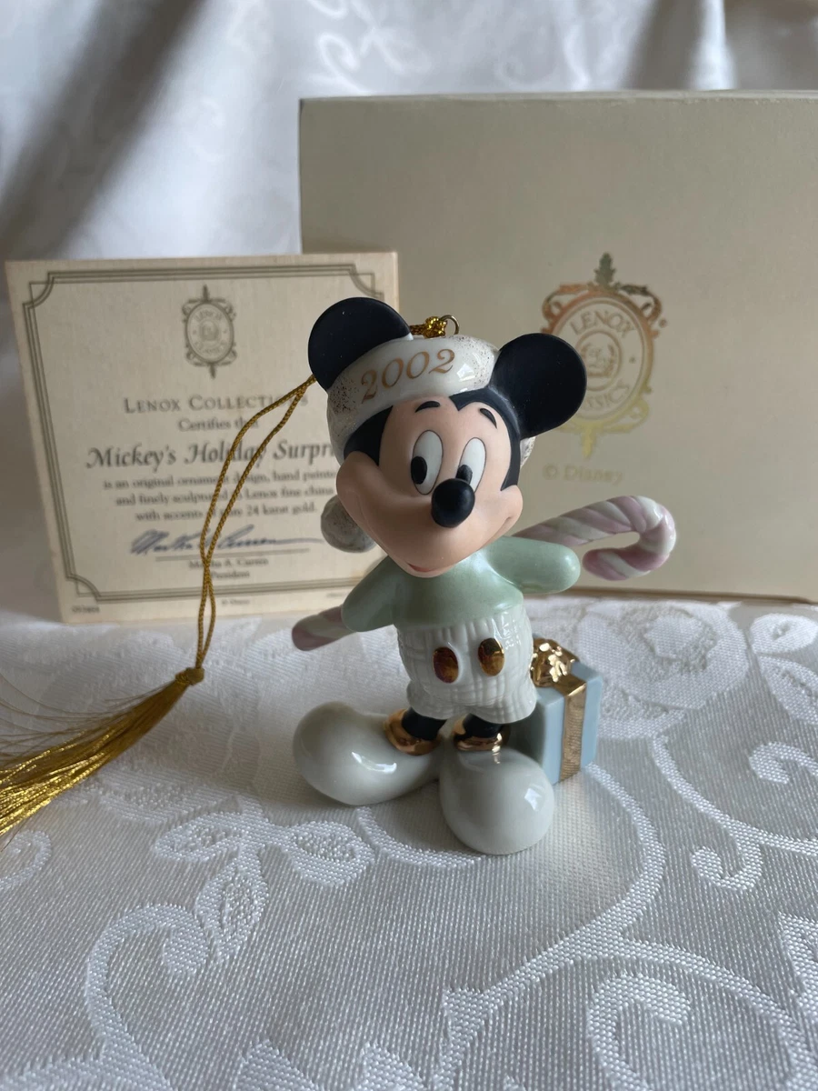 【美品】ミッキー　レノックス　宝箱　置物　インテリア　工芸品　美術品　A3275 美品】ミッキー レノックス 宝箱 置物 インテリア 工芸品 美術品 A3275