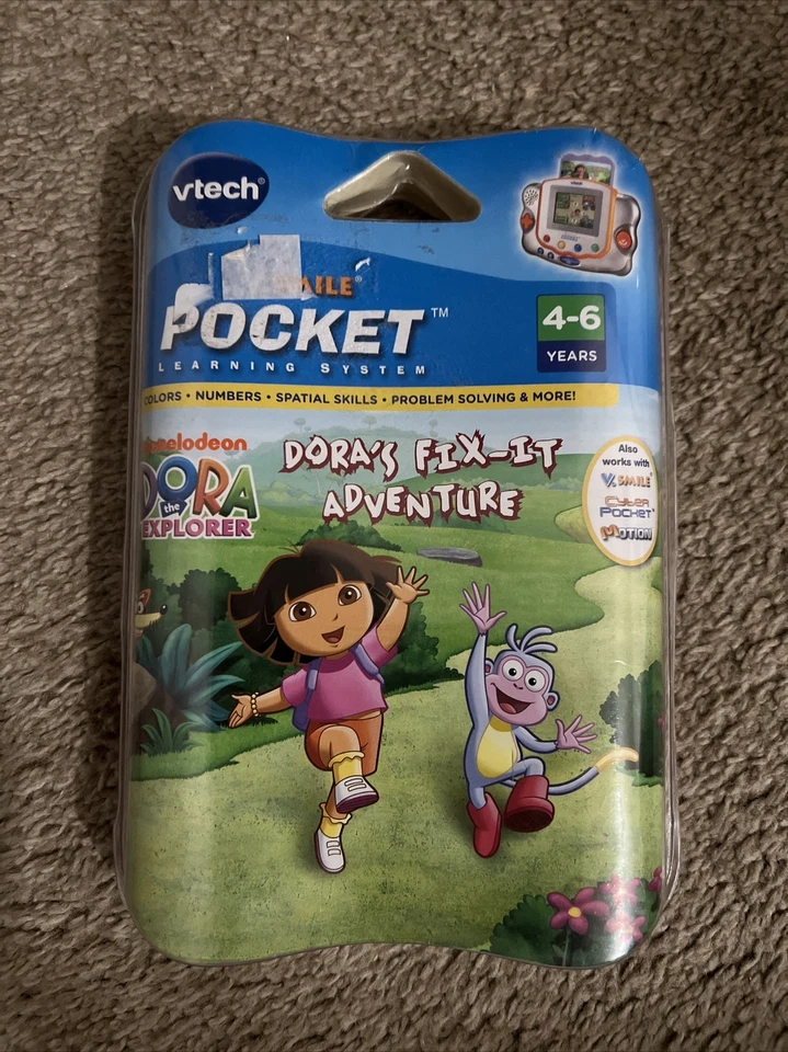V-SMILE POCKET DORA'S FIX-IT ADVENTURE GAME DORA THE EXPLORER CYBER MOTION NEW - Image 1 of 1