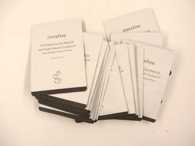 Lot of  17 Innisfree Pore Cleansing Clay Mask 4 ml Each Super Volcanic Clusters - Image 1 of 3