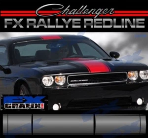 2009 - 2014 Dodge Challenger Rallye Redline Rally Factory Style Stripe Kit #1 - Picture 1 of 4