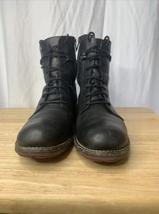 Wolky Murray Boots Soft Leather Black Gently Used 37 - Picture 1 of 12