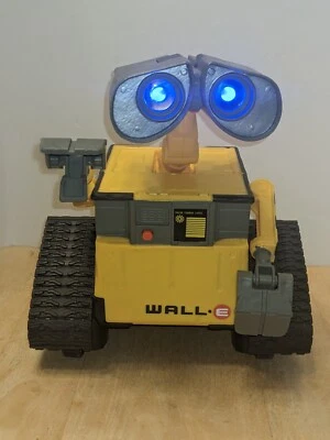Disney Pixar Wall-E Robot Remote Control RC Toy No Remote Talking Works Mattel - Image 1 of 4