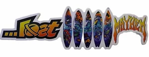 LOST STICKER Mayhem Tavole da Surf Patagonia Rip Curl Globo RVCA Etnie Volcom Fcs - Foto 1 di 7