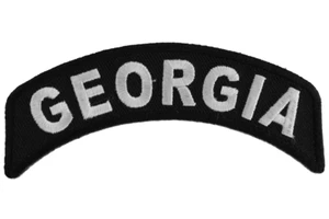 BRANDNEU GEORGIA STATE ROCKER BIKER AUFBÜGLER PATCH - Bild 1 von 1