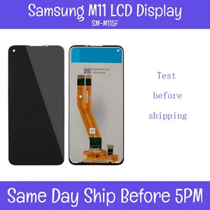 Samsung Galaxy M11 SM-M115F Repuesto Pantalla LCD Pantalla Táctil Digitalizador Negro - Imagen 1 de 2