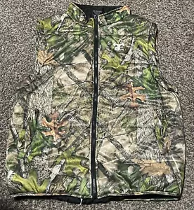 True Timber Puffy Insulated Vest Men’s Size Large Camo Pockets Full Zip - Picture 1 of 3