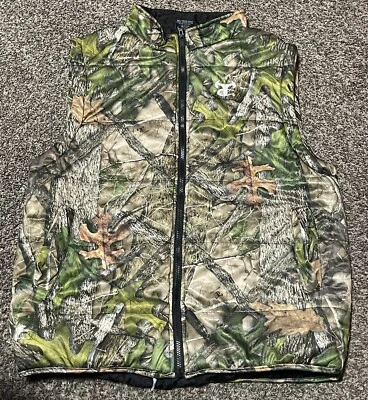 True Timber Puffy Insulated Vest Men’s Size Large Camo Pockets Full Zip - Image 1 of 3