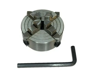 65mm 4 jaw independent economy lathe chuck 14 x 1 clock watch making RDGTOOLS - Picture 1 of 1