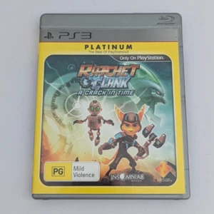 Very Good! Genuine PlayStation 3 Game PS3 Ratchet & Clank A Crack in Time PAL AU - Picture 1 of 4