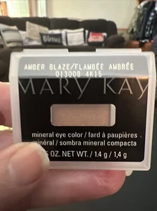 New In Package Mary Kay Mineral Eye Color Amber Blaze Full Size 013008 - Picture 1 of 4