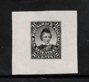 New Brunswick #11DP (Minuse & Pratt #11P1) Extra Fine Die Proof In Black - Picture 1 of 2