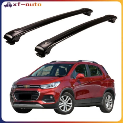Fits for Chevrolet Tracker 17-19 Lockable Crossbar Roof Rack Rails Rack Bars 2PC - Image 1 of 4