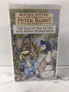 The Tale of Tom Kitten and Jemima Puddle Duck Beatrix Potter (VHS 1993) - Picture 1 of 5