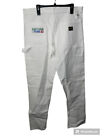 Vtg New Stan Ray USA Painters Pants Size 38x36 White Carpenter Jeans Made in USA