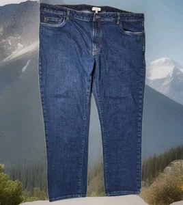 Pantalones de mezclilla Peter Millar para hombre talla medida 42x27, etiqueta 42x30 azul elástico - Imagen 1 de 15