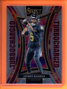 Jayden Daniels Turbocharged Rookie 2024 Panini Select #12 - Bild 1 von 2