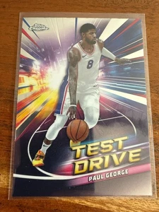 2024-25 Topps Chrome Test Drive #TD13 Paul George - Bild 1 von 2